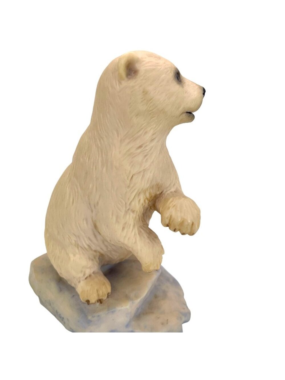 Baby Polar Bear Cub Figurine White Aynsley Hand Painted UK England 80s Vintage - Picture 7 of 10